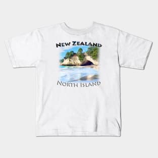 New Zealand - North Island, Coromandel Kids T-Shirt